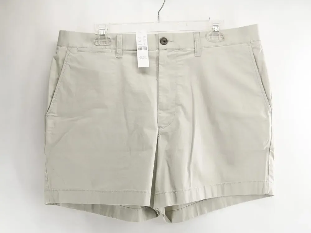 J. Crew Portsider NWT Stretch Chino Shorts Men's Size 35 Off White 5